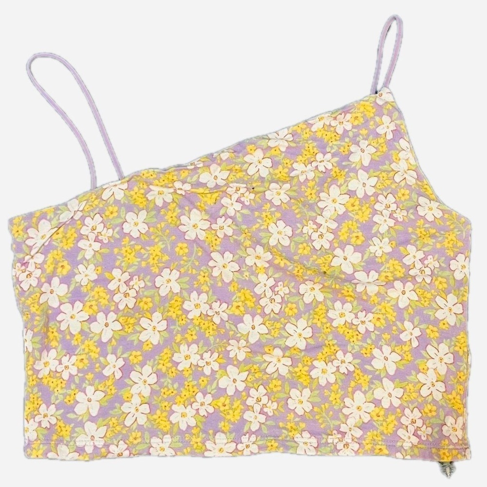 PacSun Basics Tank Top PS floral boho sexy women’s xs EUC lavender​​​